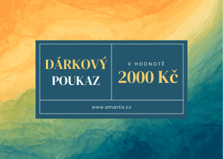Dárkový poukaz v hodnotě 2000 Kč